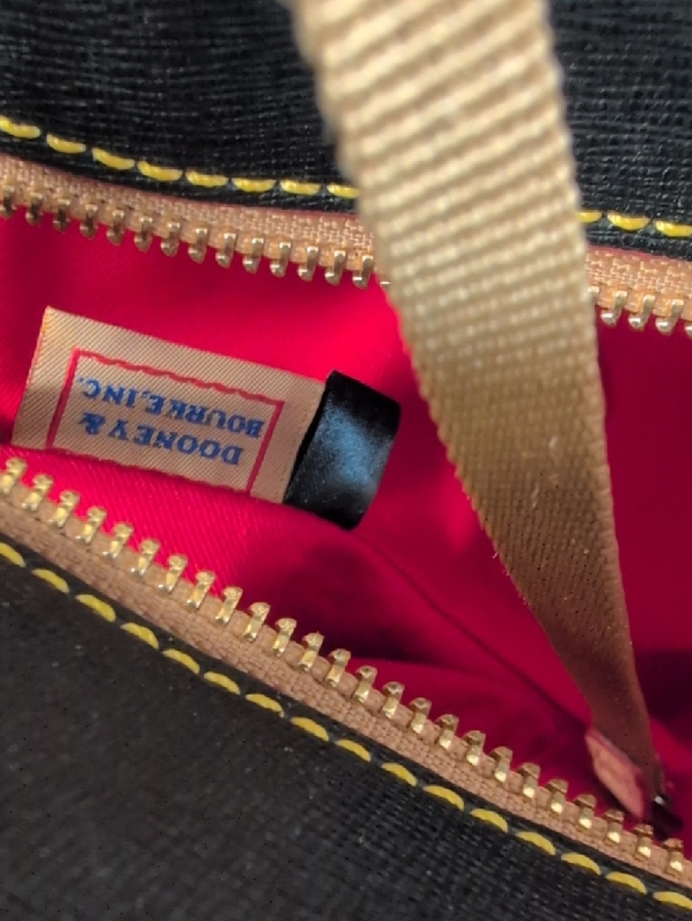 Dooney & Bourke Maddie Leather Tote Satchel - Picture 10 of 13